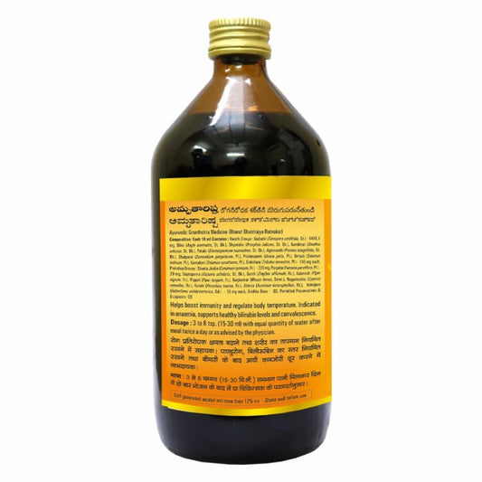 Baidyanath Amritarishta Syrup for Fever & Immunity Support