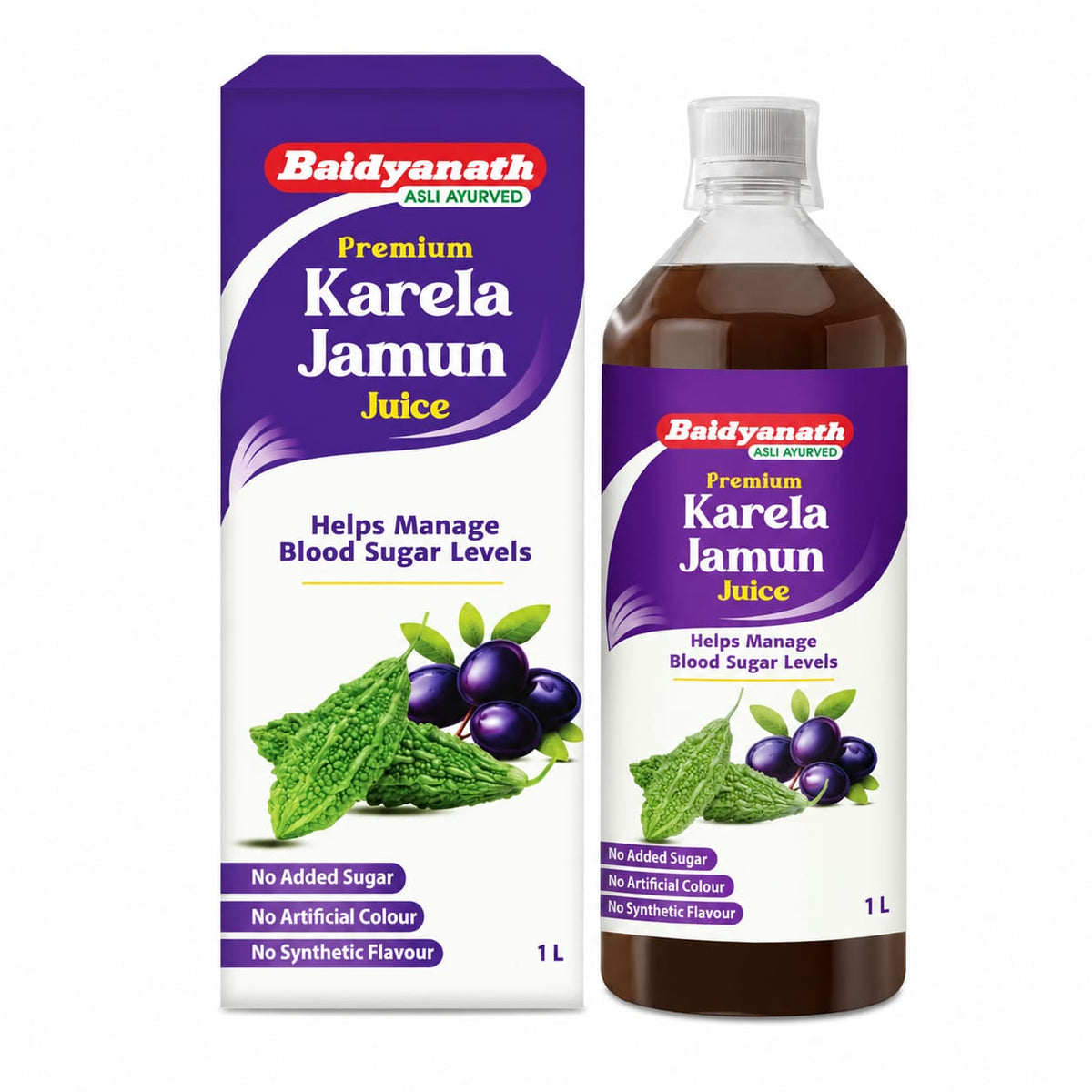 Baidyanath Karela Jamun Juice – Premium Ayurvedic Juice