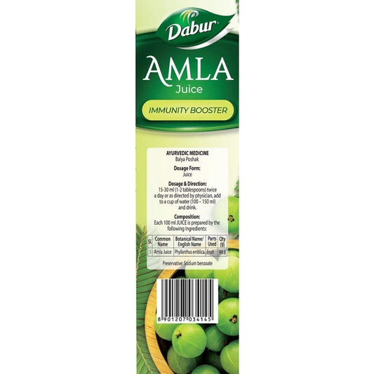 Dabur Amla Juice 1L – Ayurvedic Juice for Immunity, Hair & Skin Health