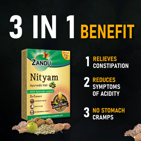 Zandu Nityam Vati Ayurvedic Tablets